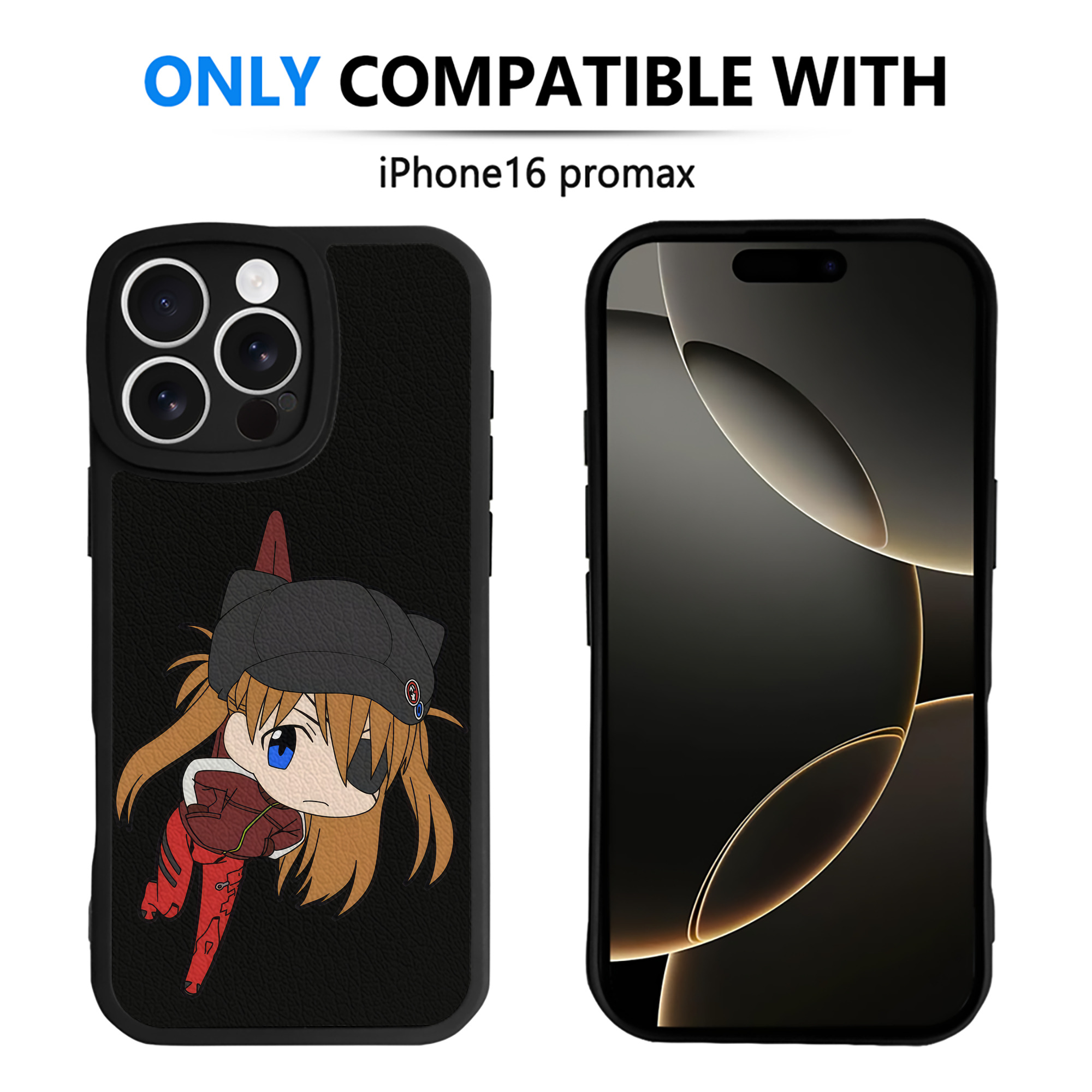 （画像用） EVA 新世紀エヴァンゲリオン 【iPhone 16シリーズ対応】シリコンスマホケース（レザー調） 材質：シリコン